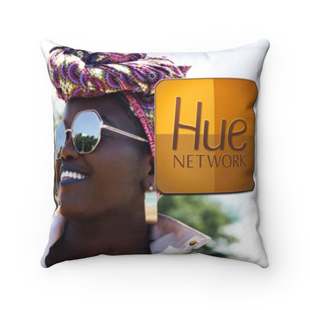 HUE "You Are Beautiful" Spun Square Pillow