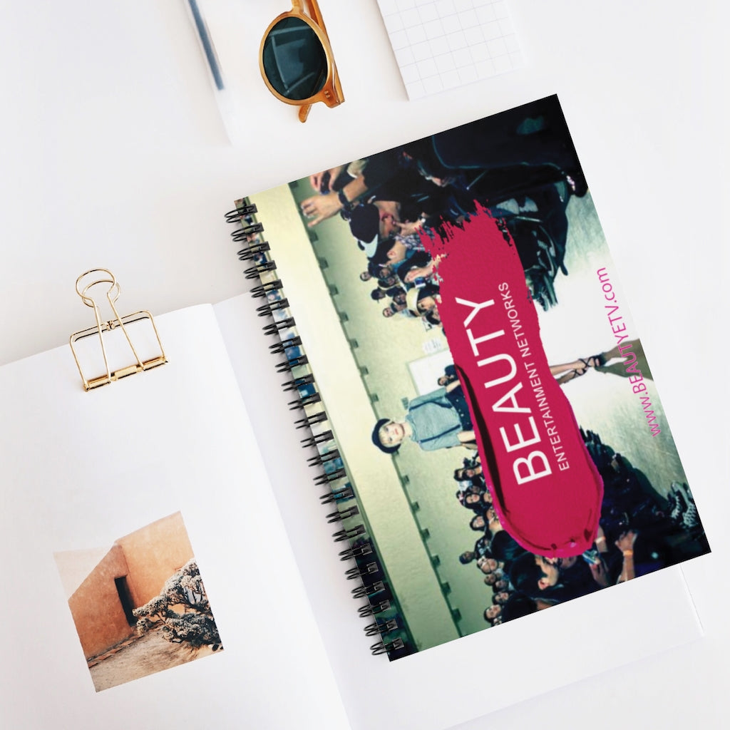 Beauty Entertainment TV "Runway" Spiral Ruled Line Notebook