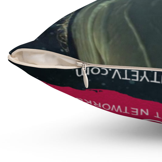 Spun Polyester Square Pillow