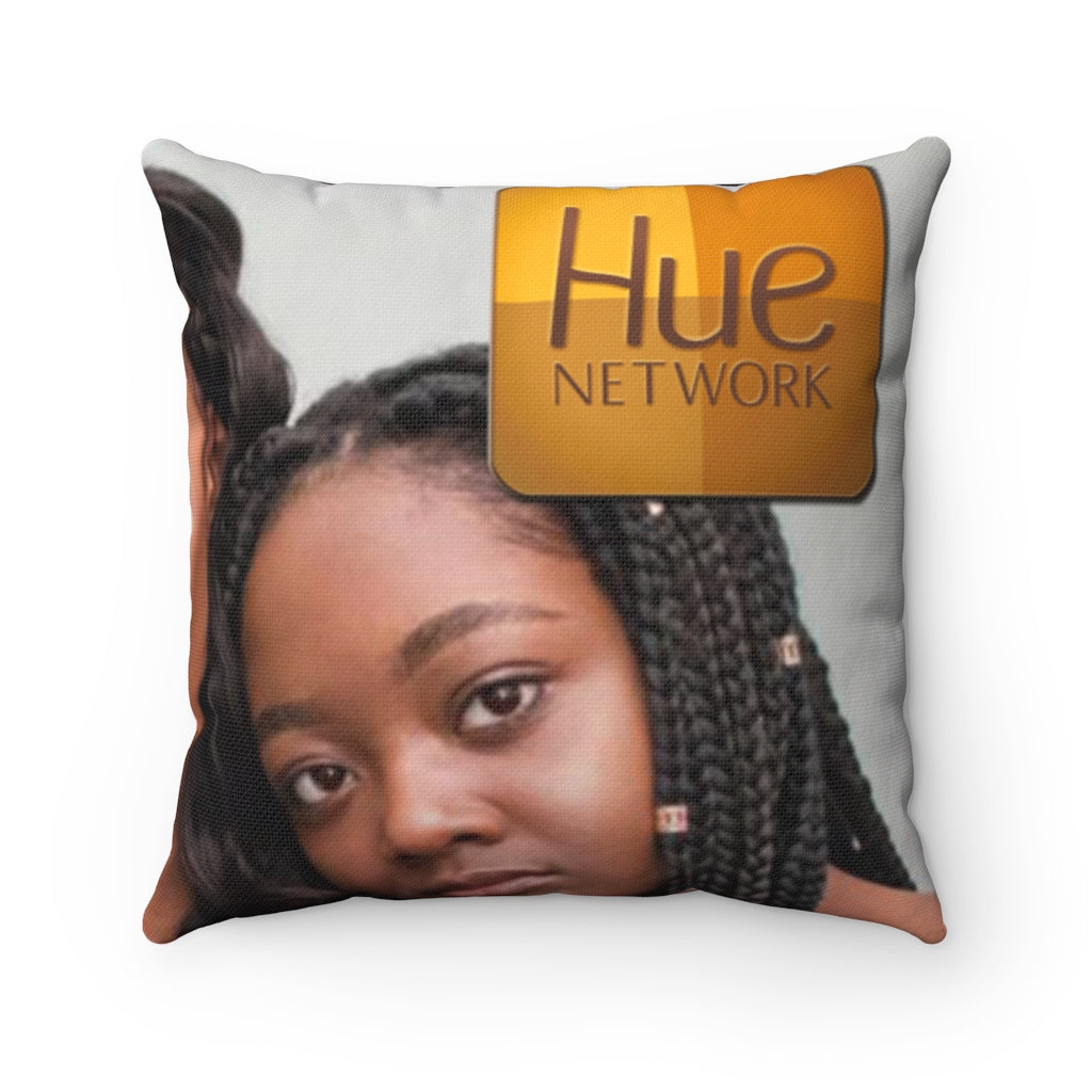 HUE "Sistas" Spun Polyester Square Pillow