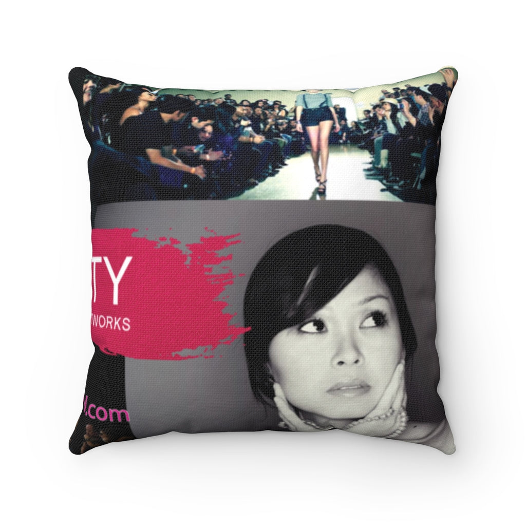 Spun Polyester Square Pillow