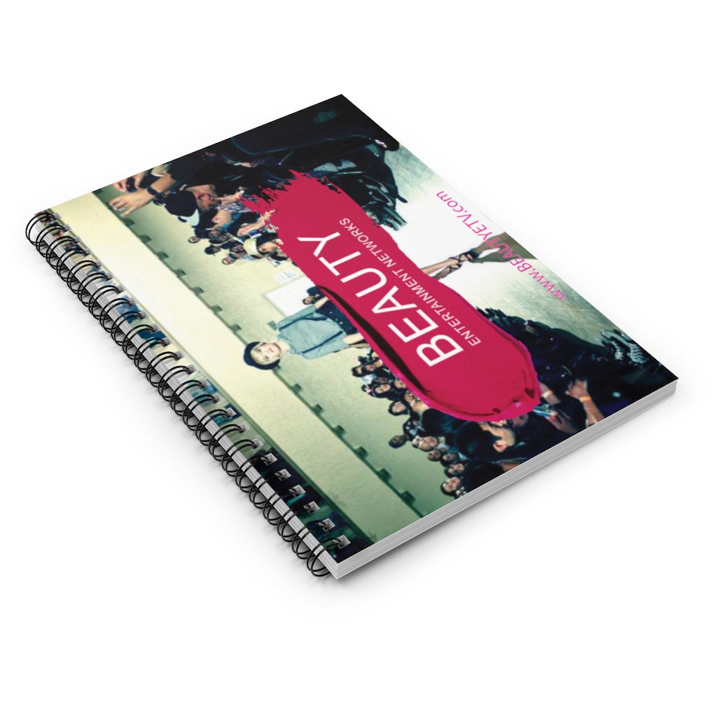 Beauty Entertainment TV "Runway" Spiral Ruled Line Notebook