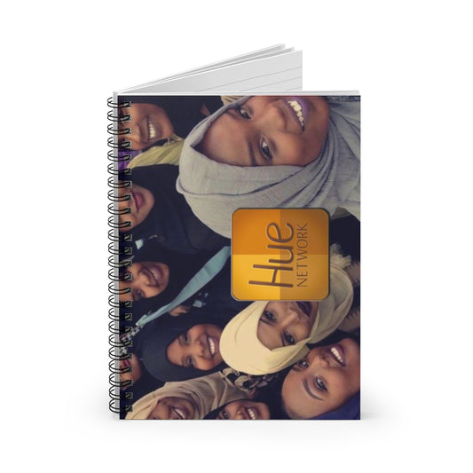 HUE "Smiling Muslim Women" Spiral Notebook - Ruled Line