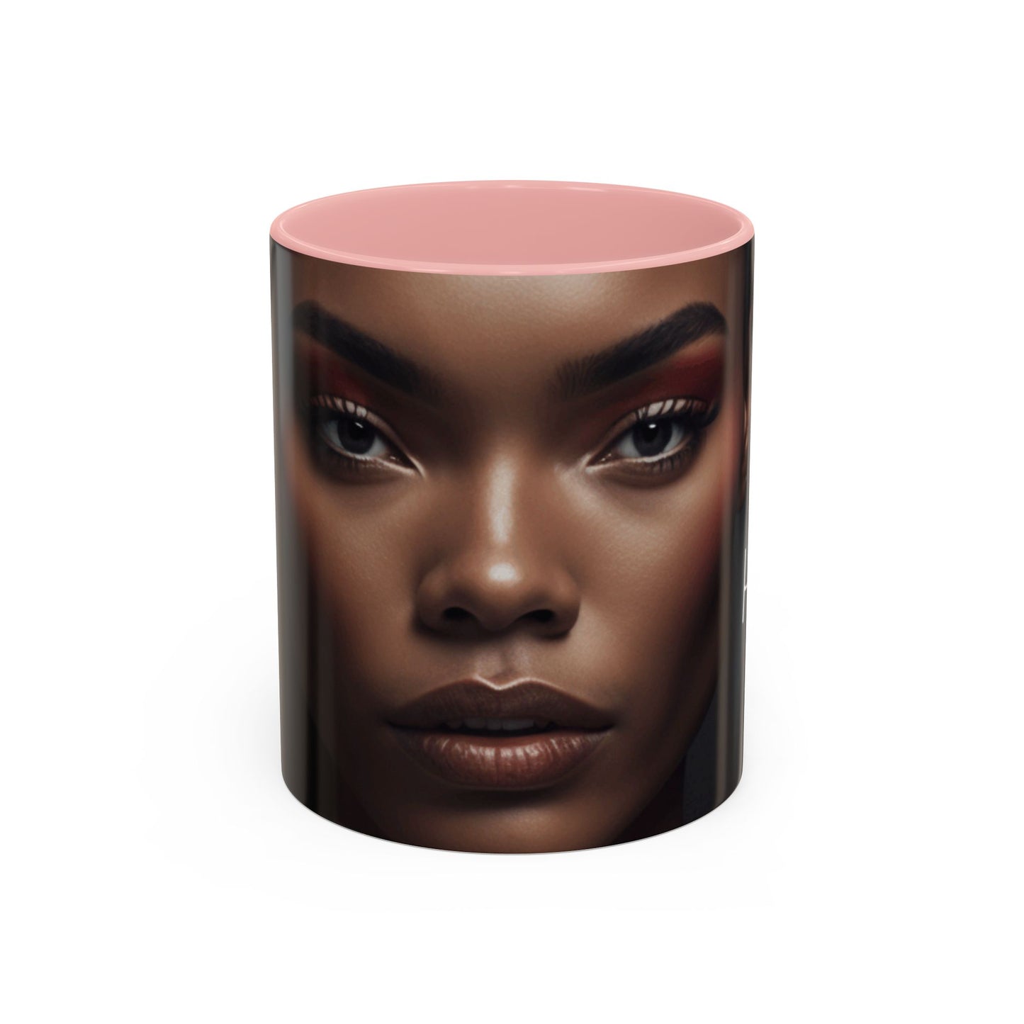 HUE - Woman Coffee Mug — 'Hue' Portrait Accent Mug (11/15oz)