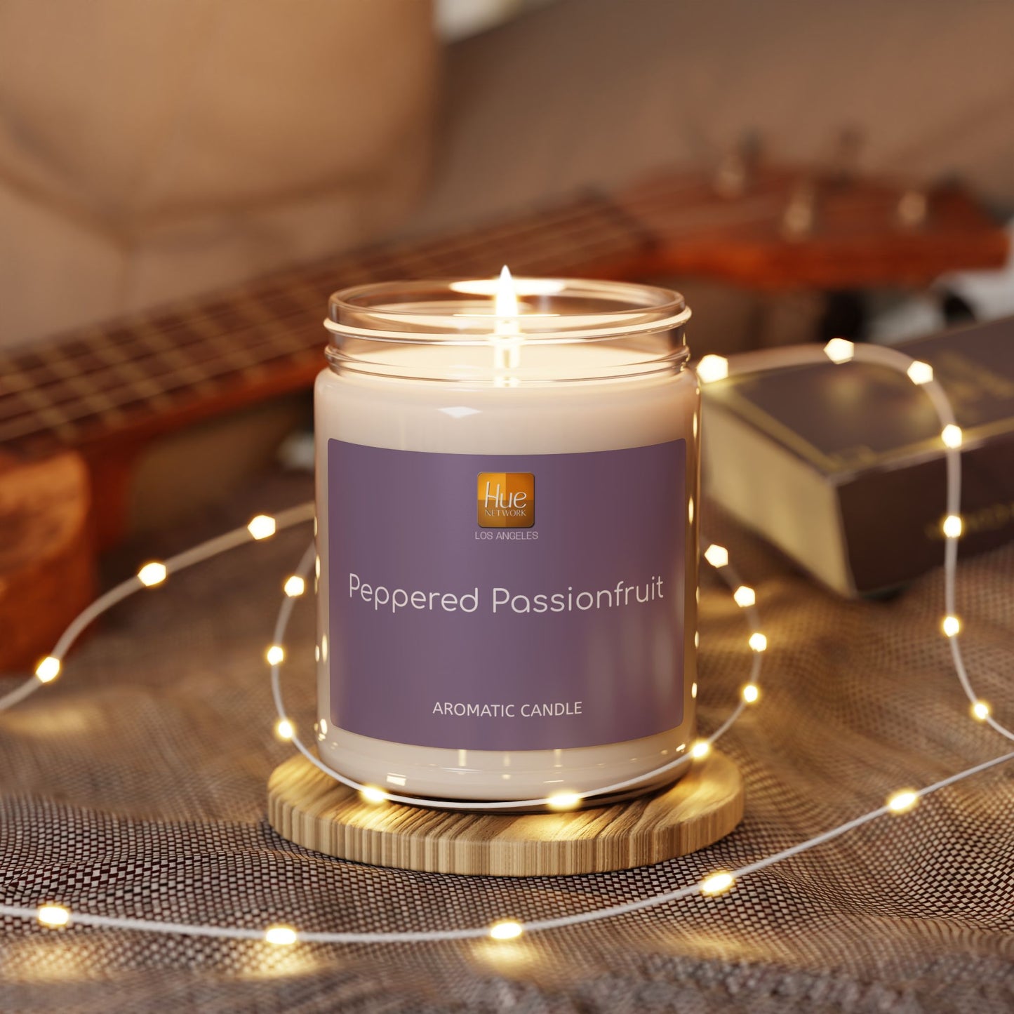 HUE - Peppered Passionfruit Soy Candle — 9oz (Peppered Passionfruit)