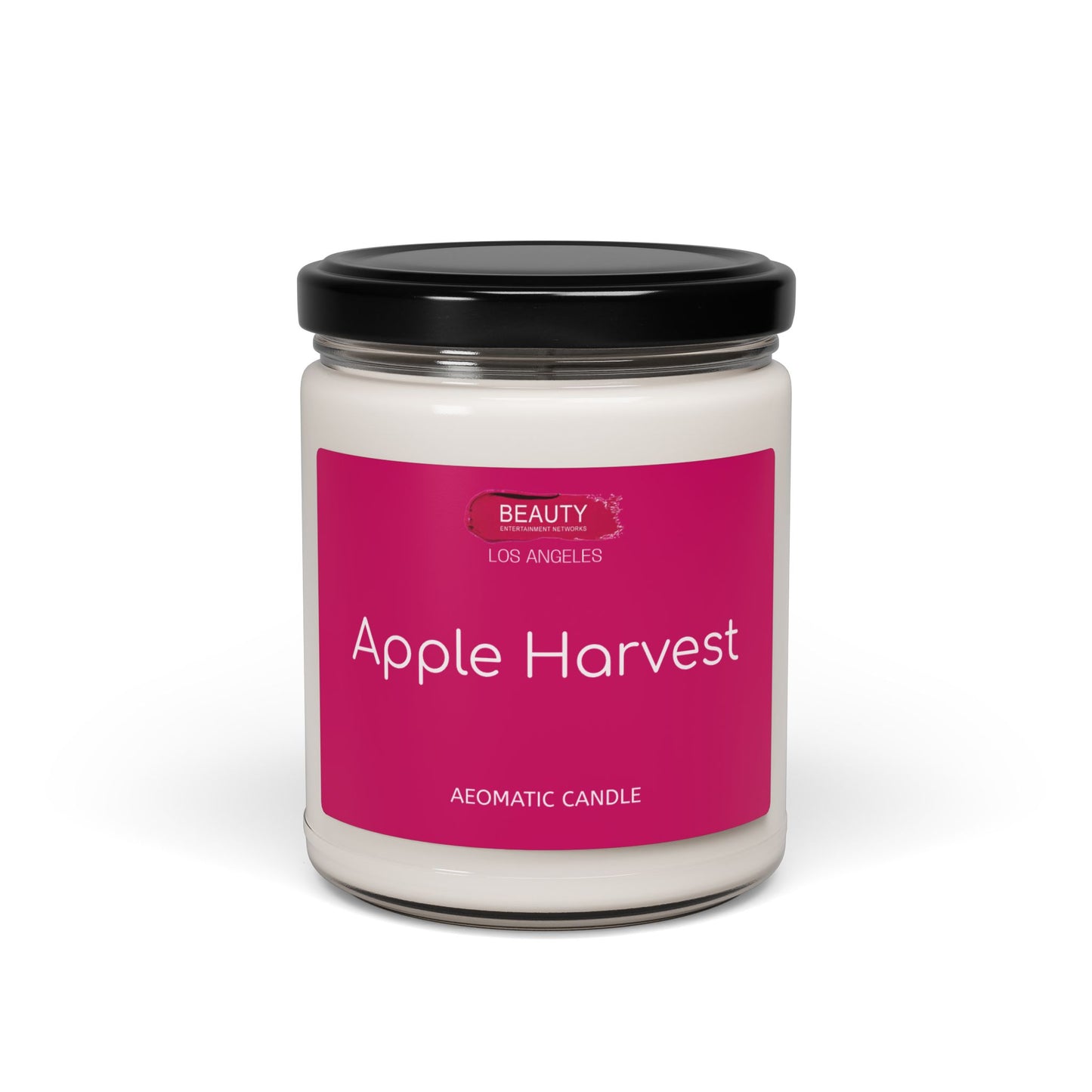 HUE - Apple Harvest Soy Candle — 9oz Scented Jar (Autumn Apple Fragrance)