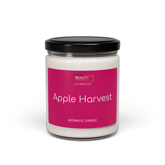 HUE - Apple Harvest Soy Candle — 9oz Scented Jar (Autumn Apple Fragrance)