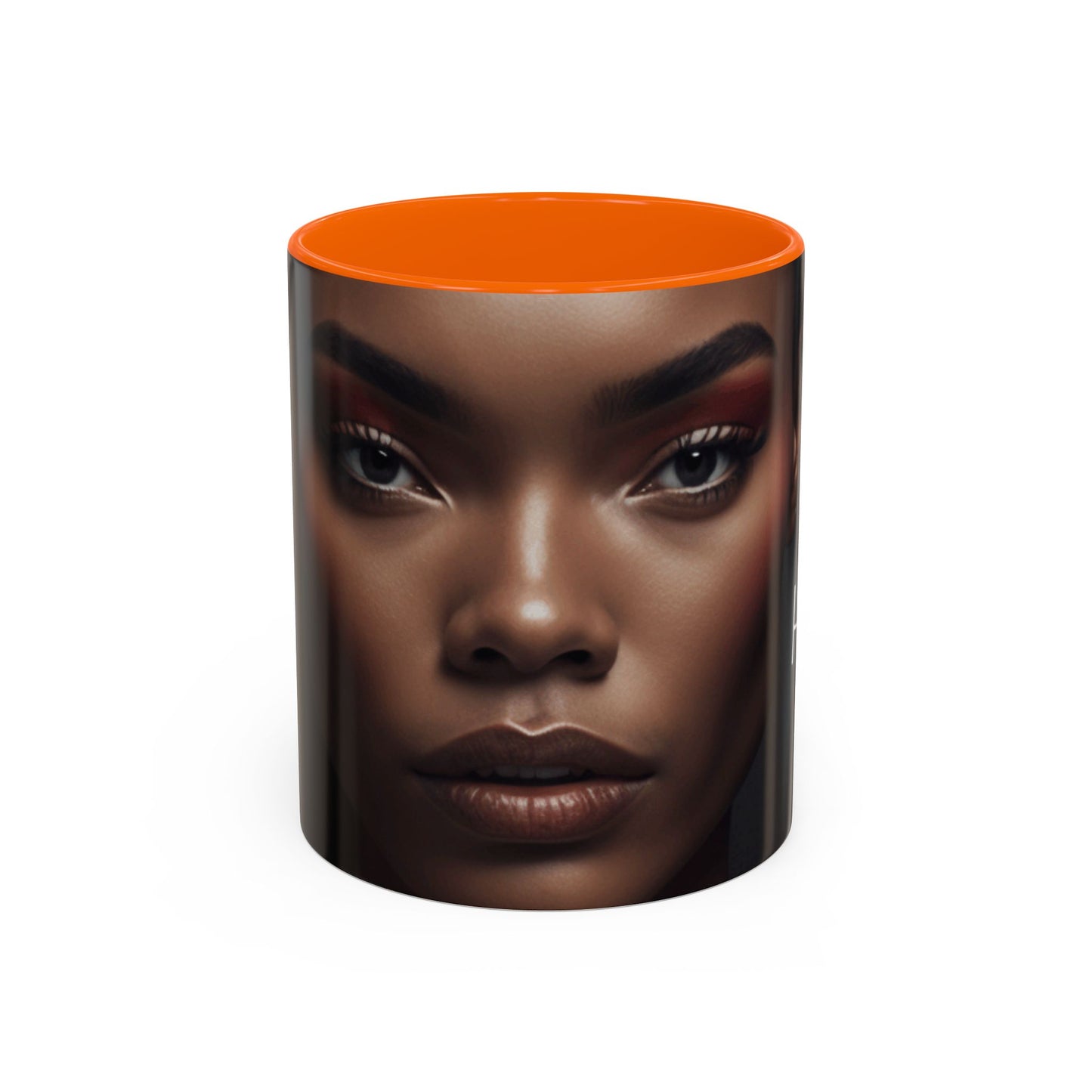 HUE - Woman Coffee Mug — 'Hue' Portrait Accent Mug (11/15oz)
