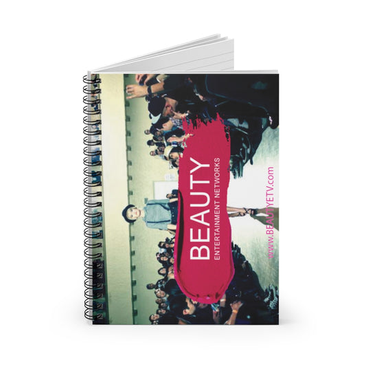 Beauty Entertainment TV "Runway" Spiral Ruled Line Notebook