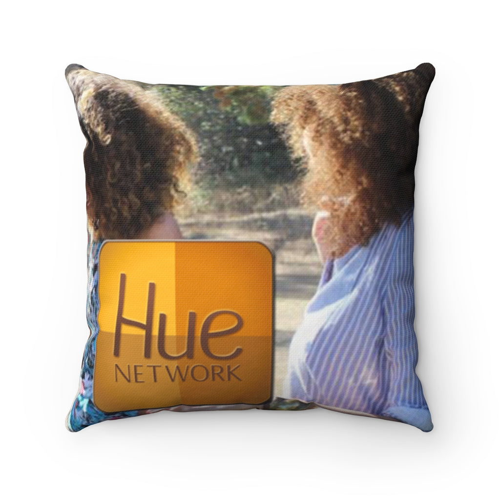 HUE "Golden Curls" Square Pillow