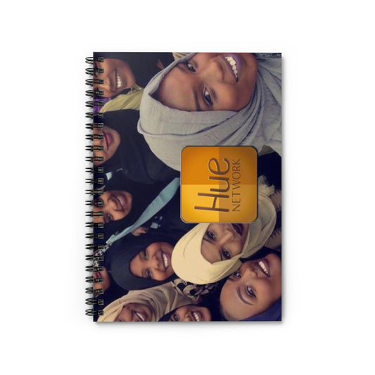 HUE "Smiling Muslim Women" Spiral Notebook - Ruled Line